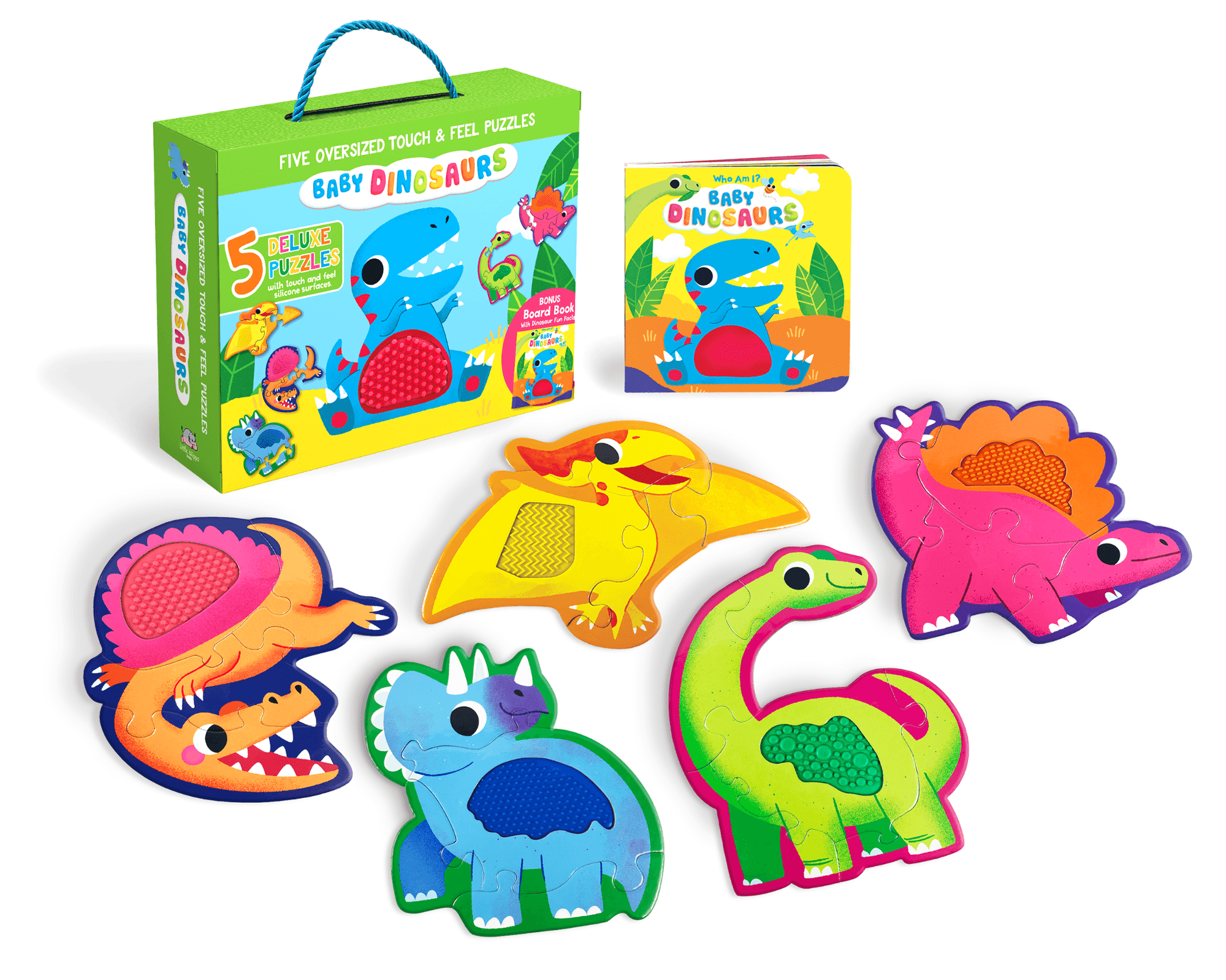 Baby Dinosaurs Book and Puzzle Set Little Hippo Books