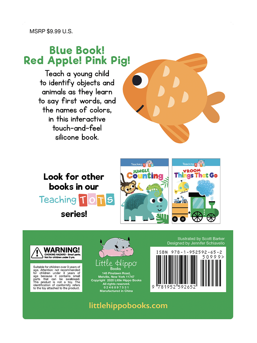 Little Hippo Books Teaching Tots Colorful First Words