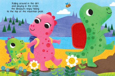 Little Hippo Books Dino S'mores Touch and Feel for Toddlers