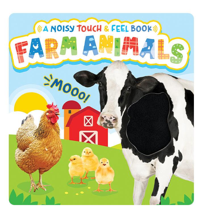 little hippo books noisy touch and feel farm animals sound book for toddlers 