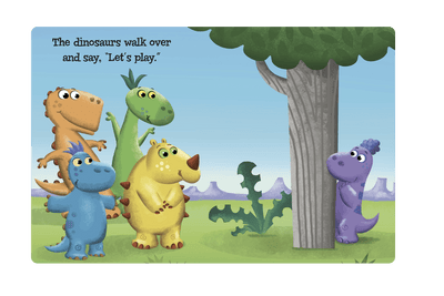 Five Little Dinosaurs Little Hippo Books Children's Chunky Padded Board Book Bedtime Story counting