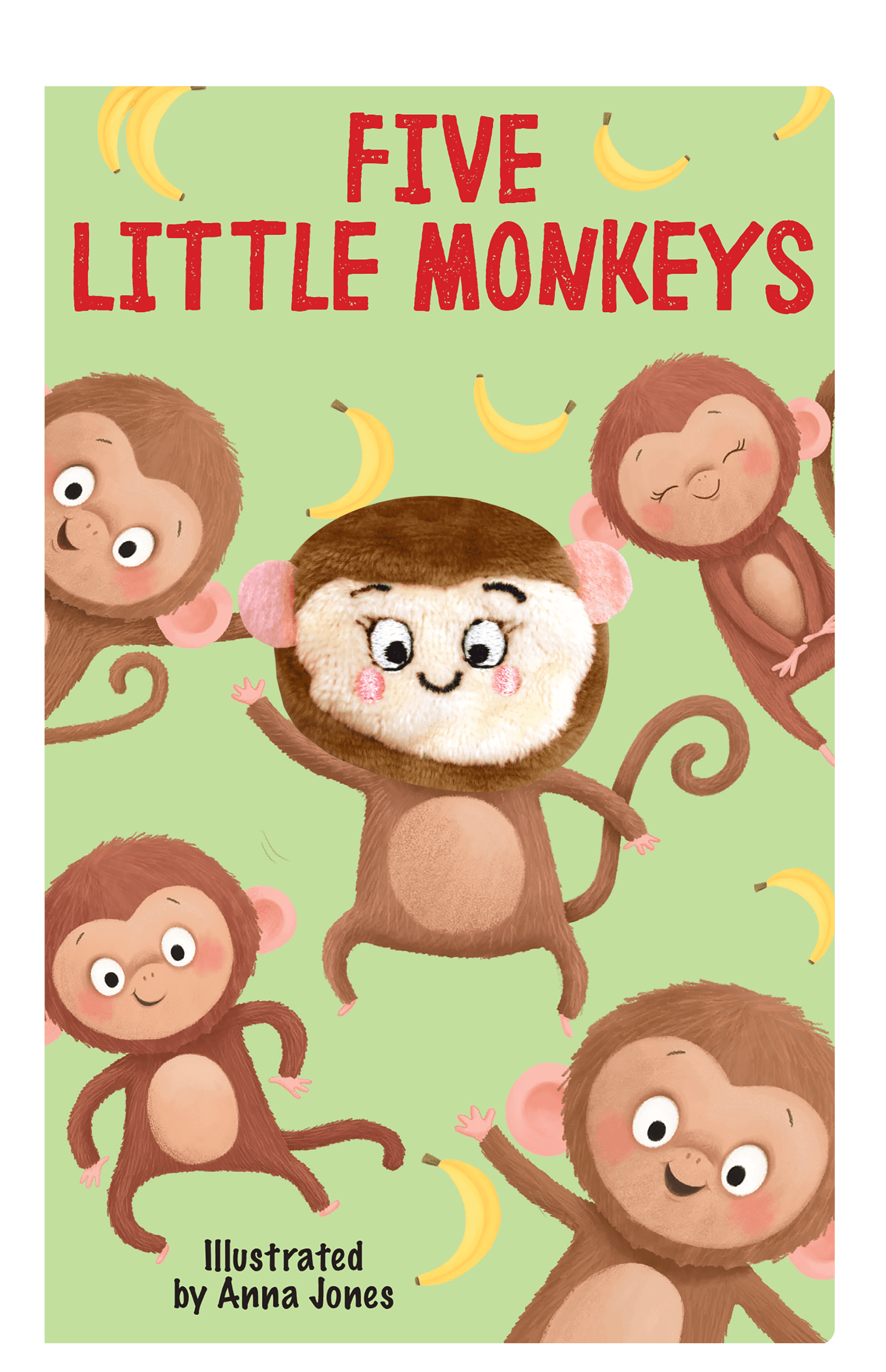 Five Little Monkeys Finger Puppets & Book – MerryMakers, Inc.
