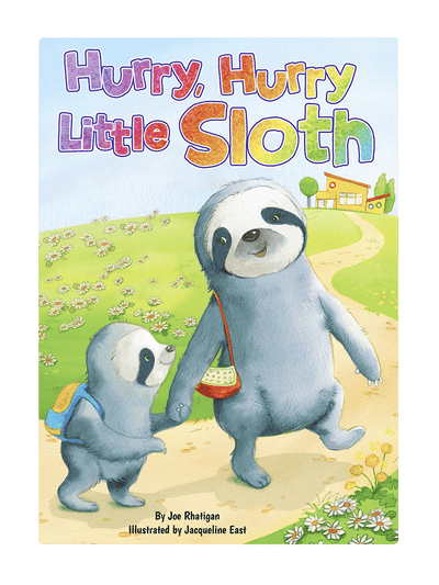 Hurry Hurry Little Sloth Little Hippo Books Children's Padded Board Book Bedtime Story friendship