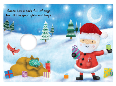 Little Hippo: Finger Puppet Animal classic Children it's Santa family bedtime Christmas holiday gift present