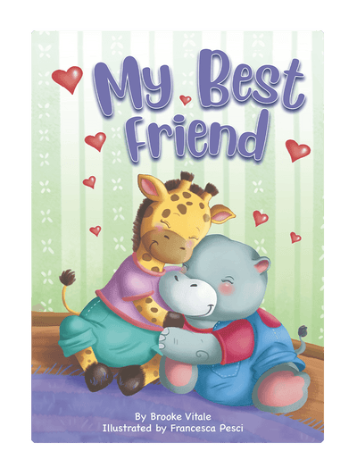 My Best Friend Little Hippo Books Children's Padded Board Book Bedtime Story friendship