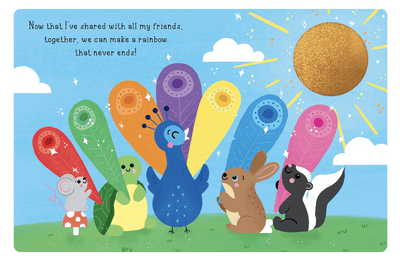 Peacock's Rainbow Feathers by Little Hippo Books