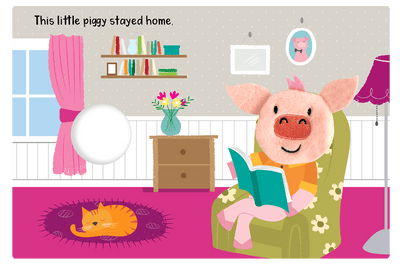 Little Hippo: Finger Puppet This Little Piggy Bedtime Family Fun Classic