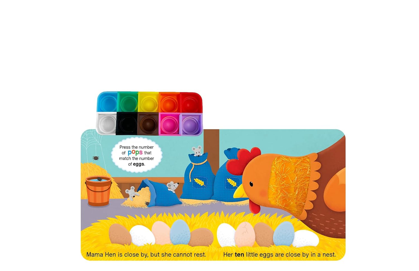 little hippo books fidgimals sensory touch and feel learning counting farm animals