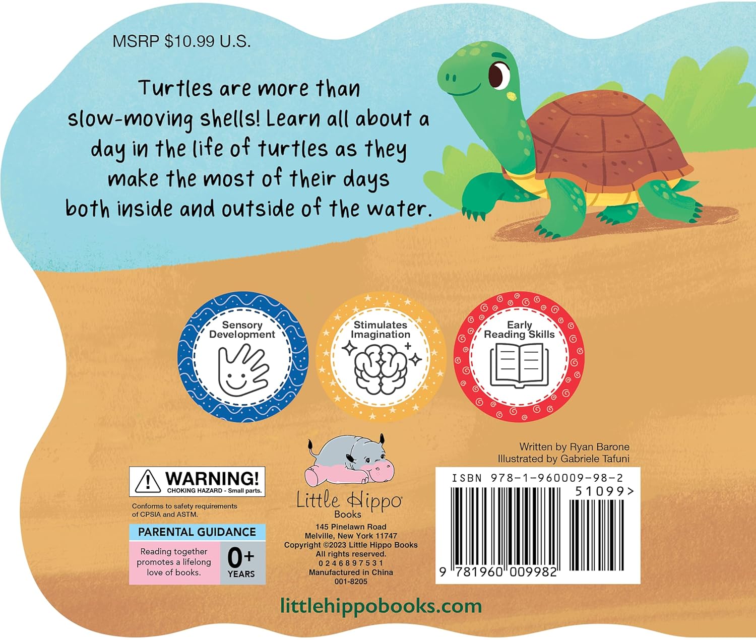 Turtle Shell Book Shell Days with Turtle - Little Hippo Books