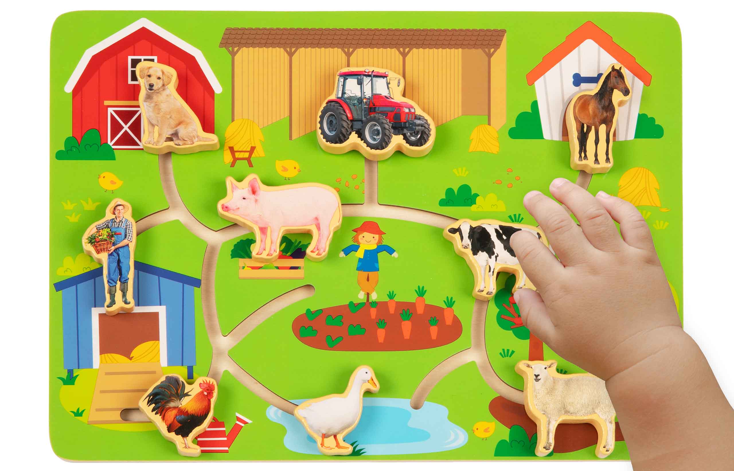 Brilliant Baby Farm Maze Board