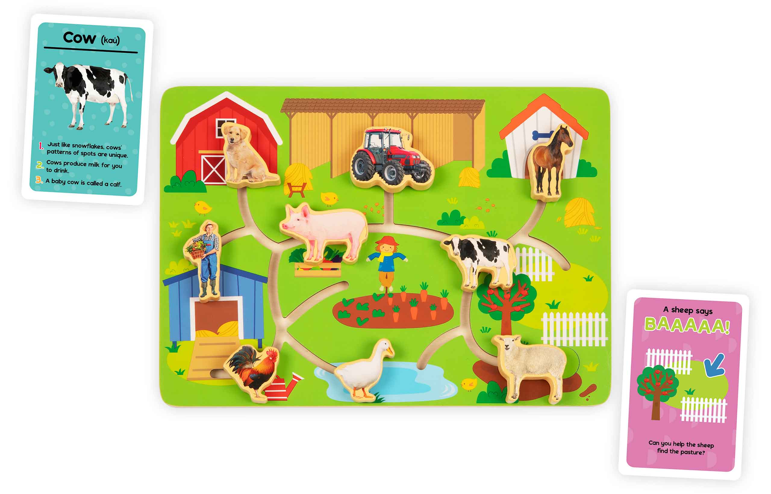 Brilliant Baby Farm Maze Board