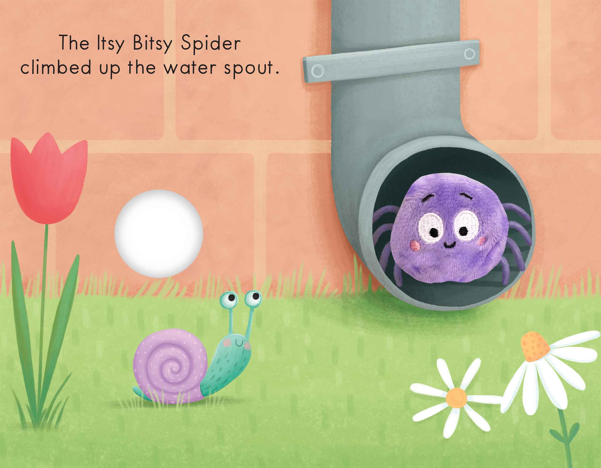 The Itsy Bitsy Spider Oversized Finger Puppet Book - Little Hippo Books