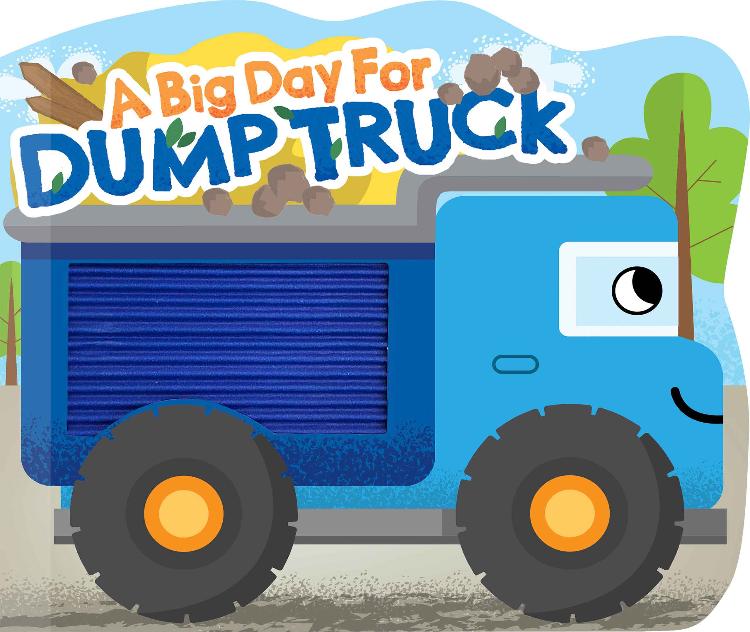 A Busy Day for Dump Truck - Little Hippo Books Touch and Feel