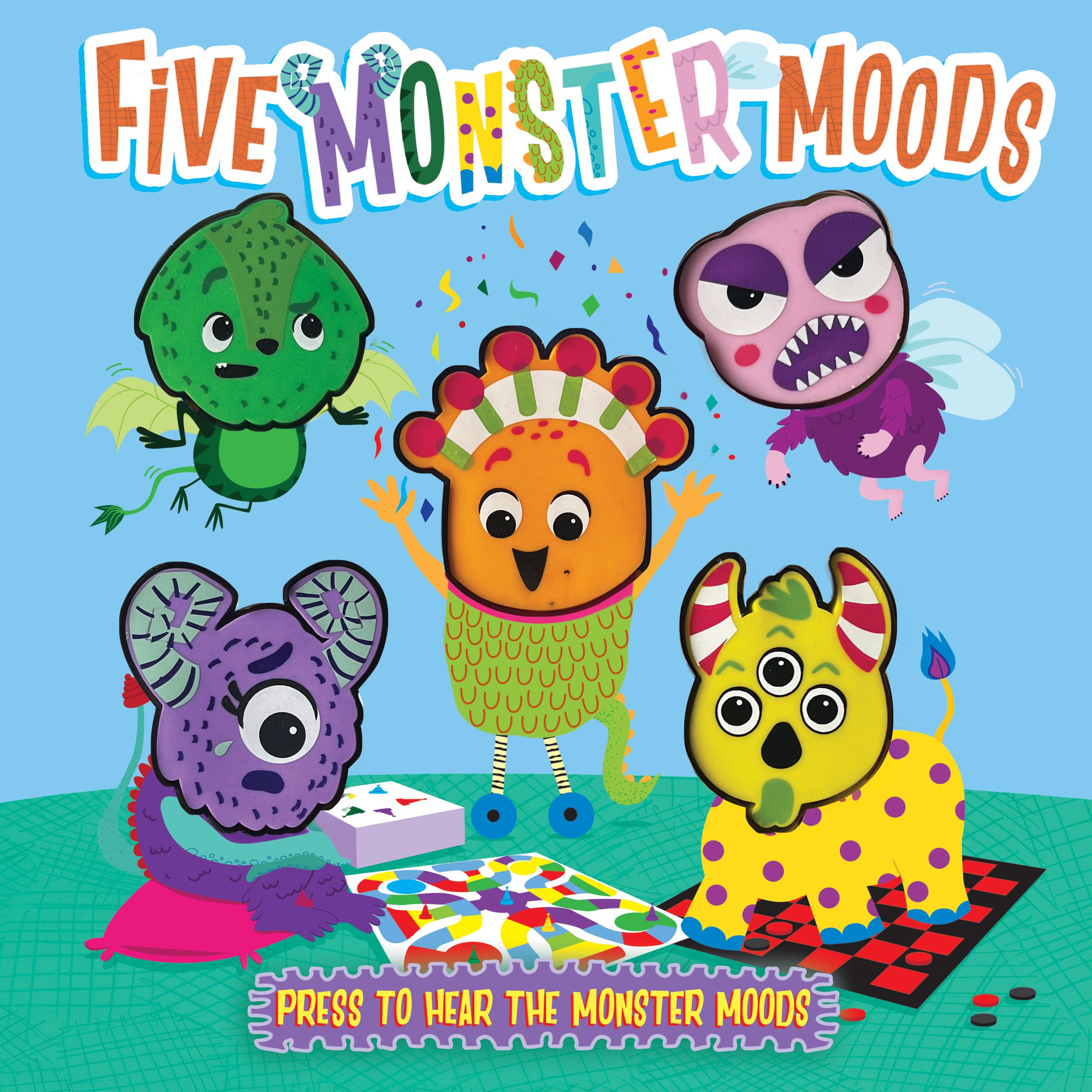 little hippo books sound book for toddlers monster moods