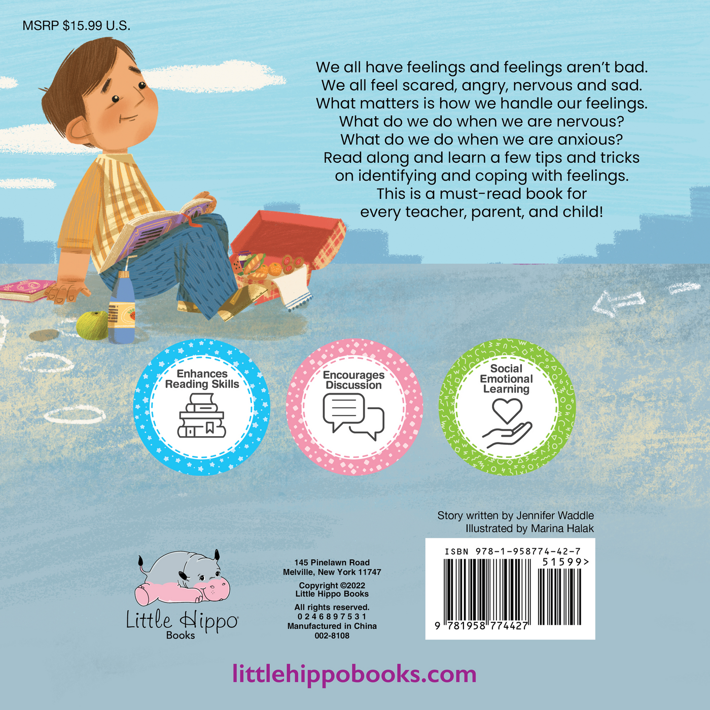 little hippo books social emotional learning SEL feelings and emotions
