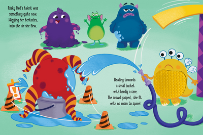 little hippo books monster talent show touch and feel children's book