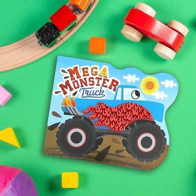 little hippo books vehicle shaped touch and feel monster truck