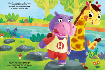 little hippo books jungle animal potty training touch and feel
