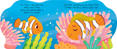 little hippo books shaped clown fish touch and feel