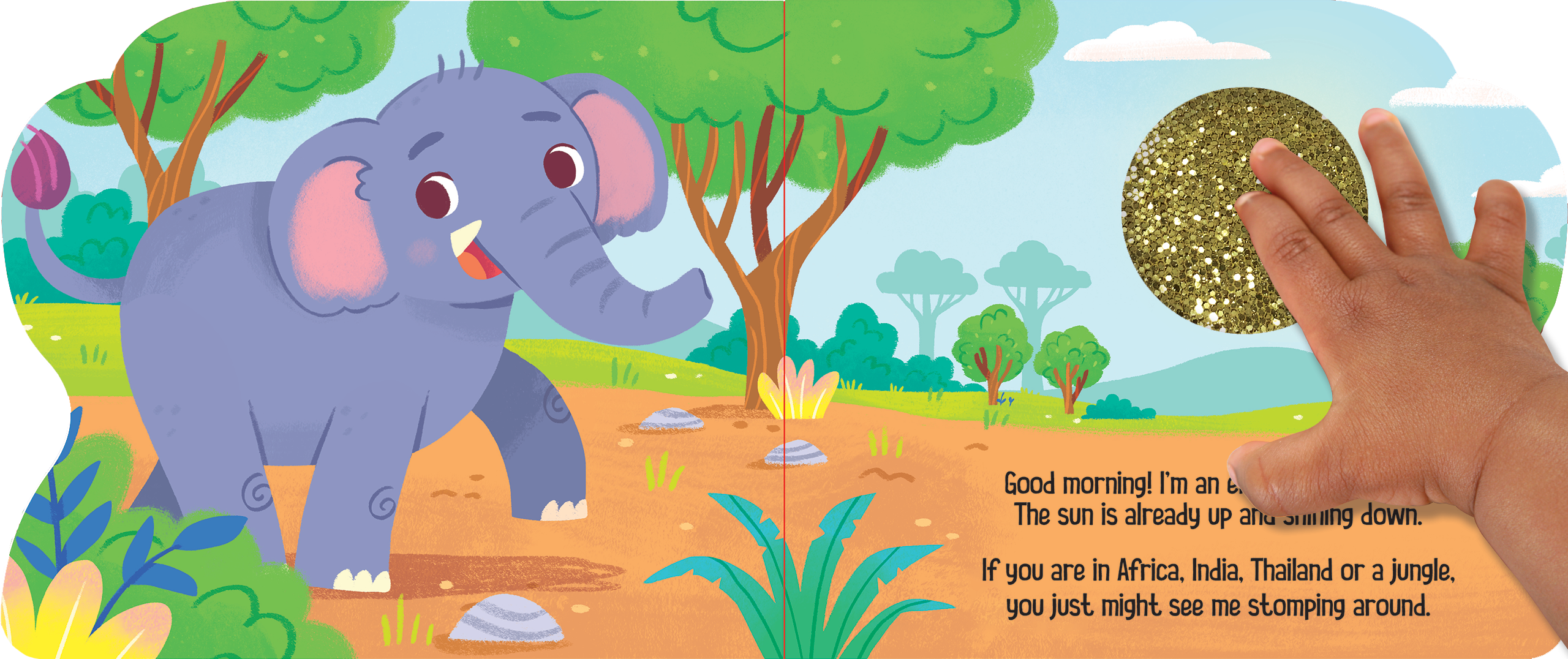 little hippo books touch and feel elephant