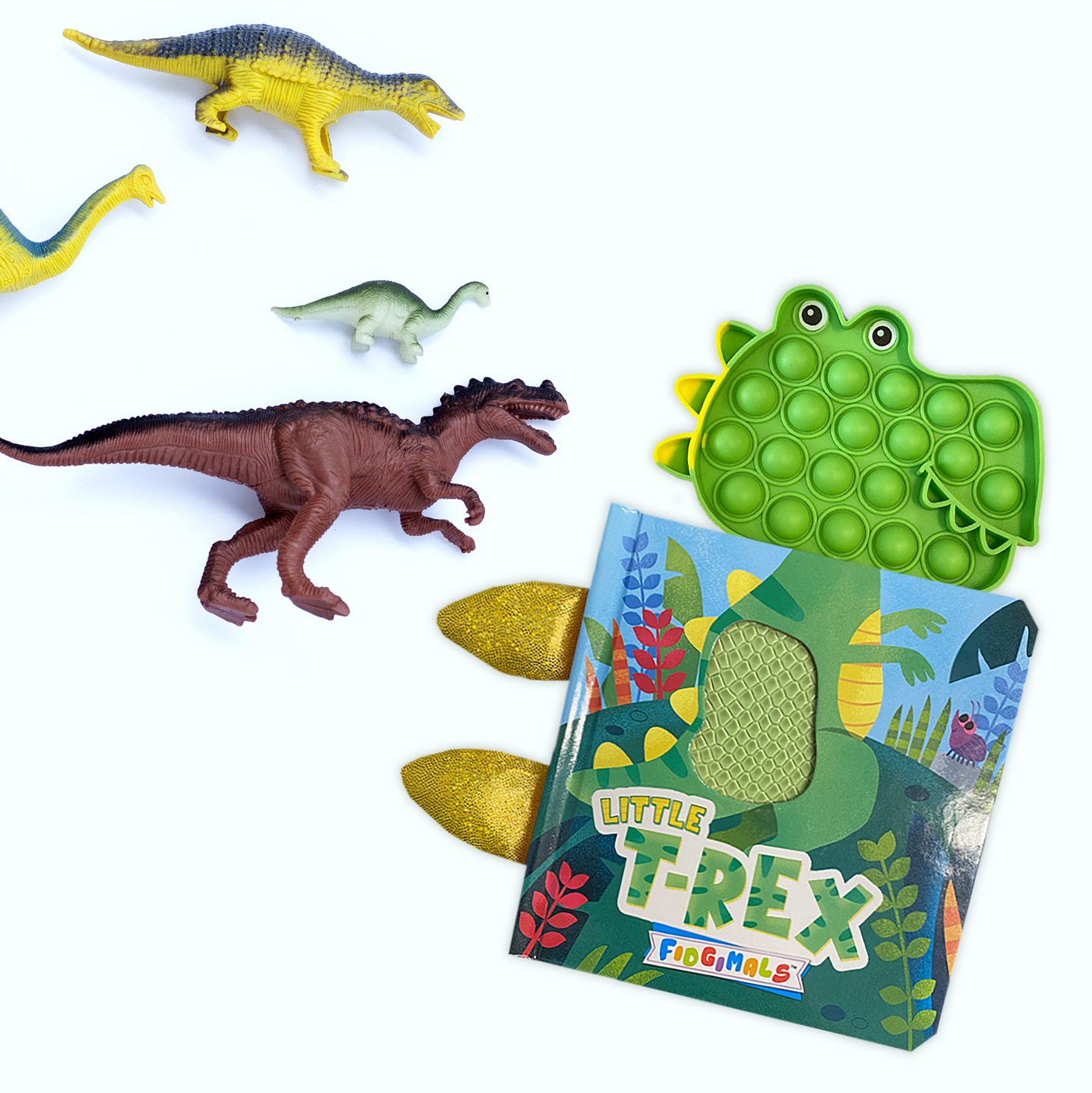 little hippo books fidgimals fidget sensory friend little t-rex dinosaur