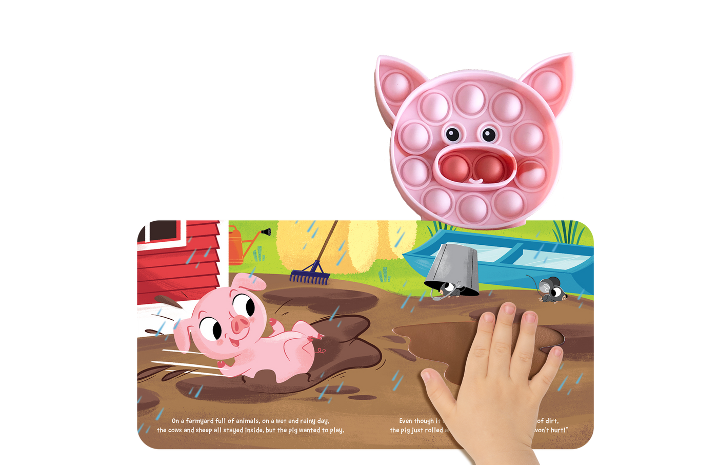 little hippo books fidget sensory friend fidgimals little pig
