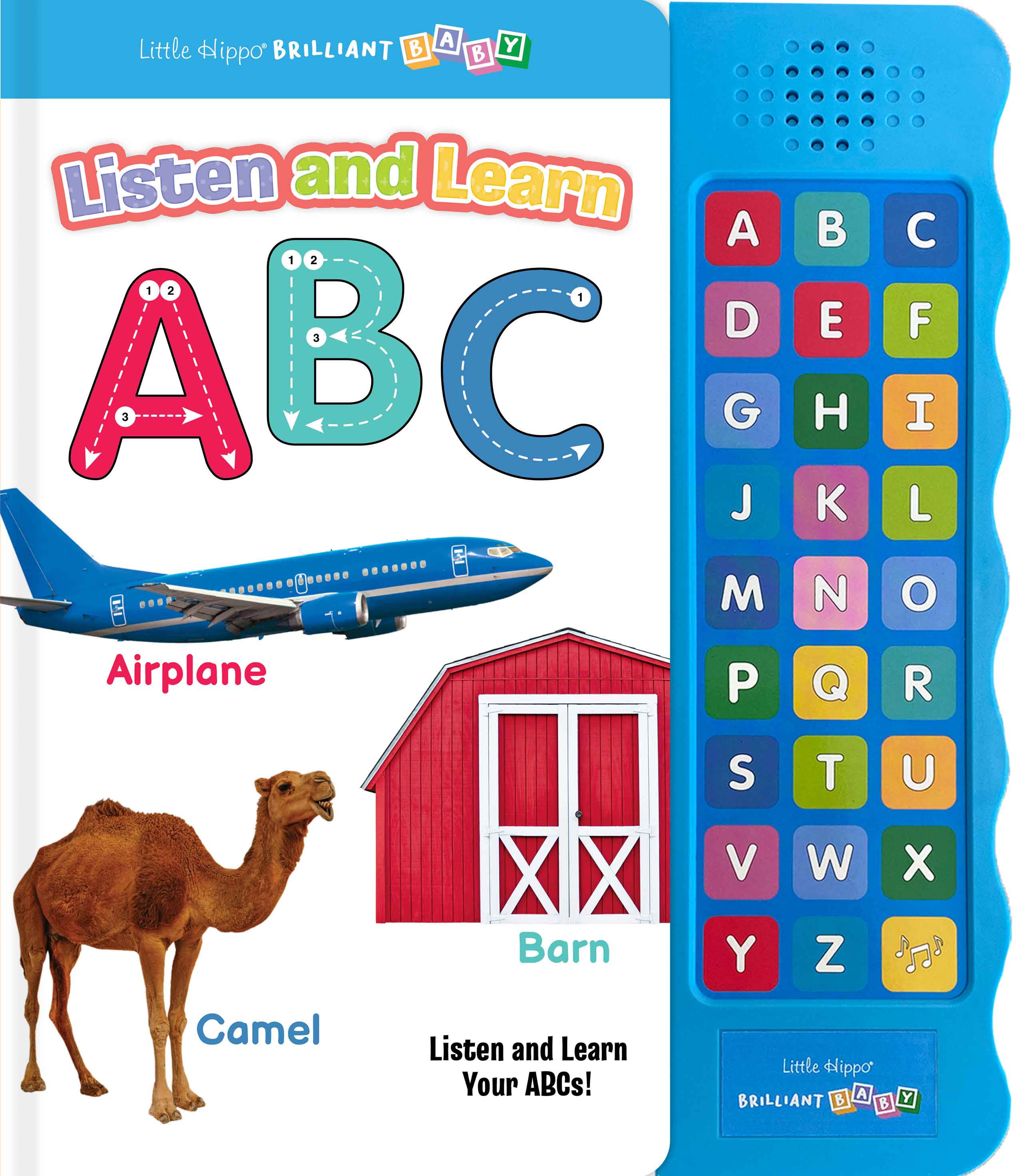 little hippo books listen and learn alphabet abc with sound