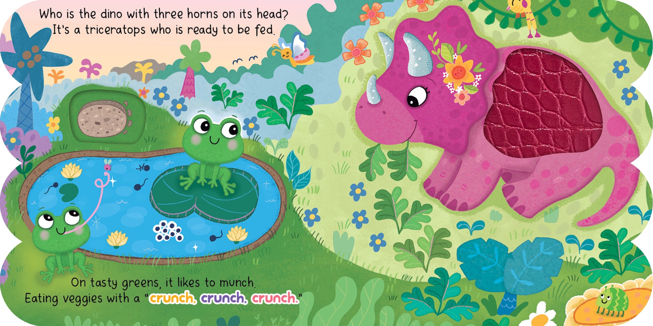 little hippo books dinosaur touch and feel book for toddlers