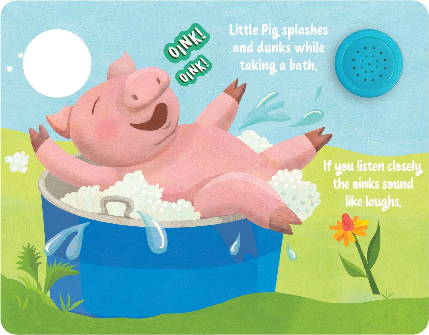 little hippo books novelty sound pig farm for toddlers