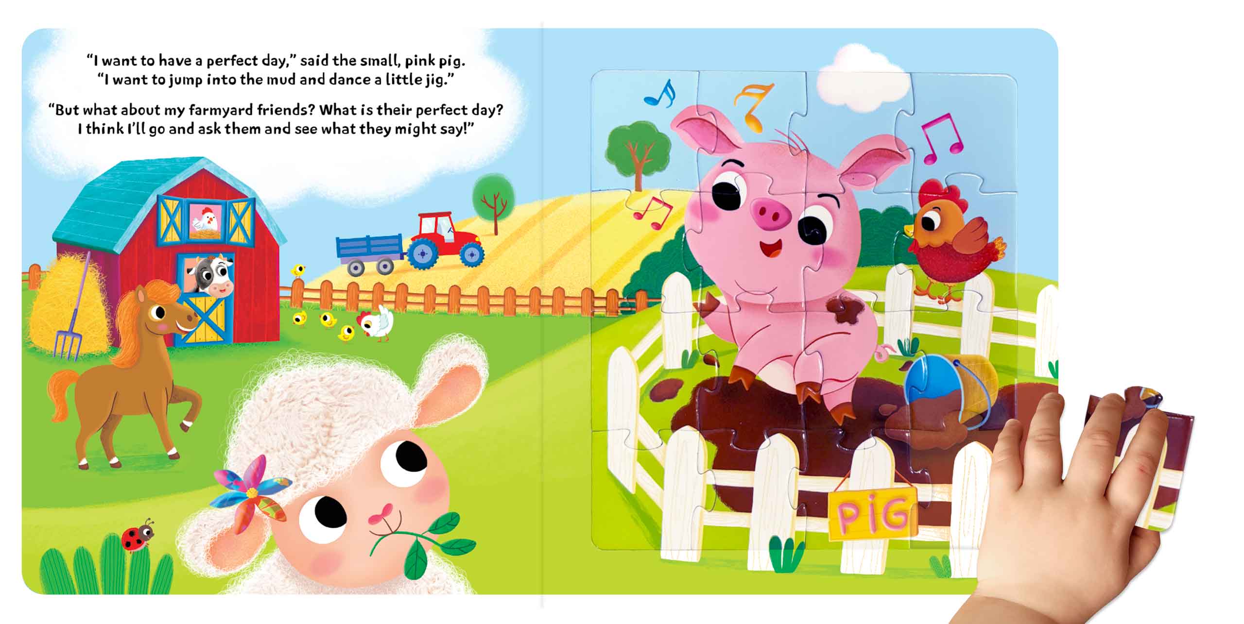 little hippo books pig farm fun puzzle book for toddlers