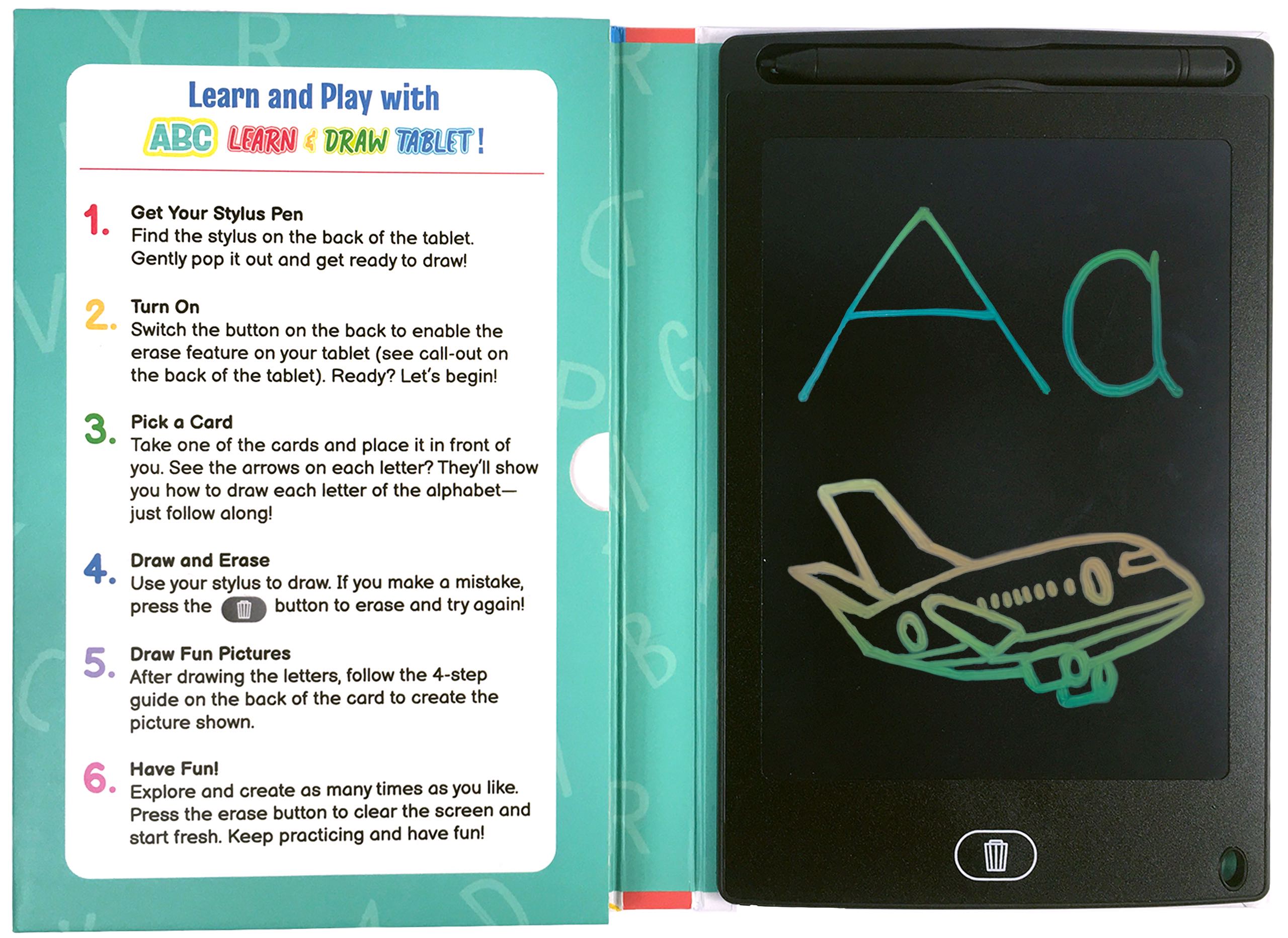 Abcd Tablet ABC Learn & Draw Tablet - Little Hippo Books
