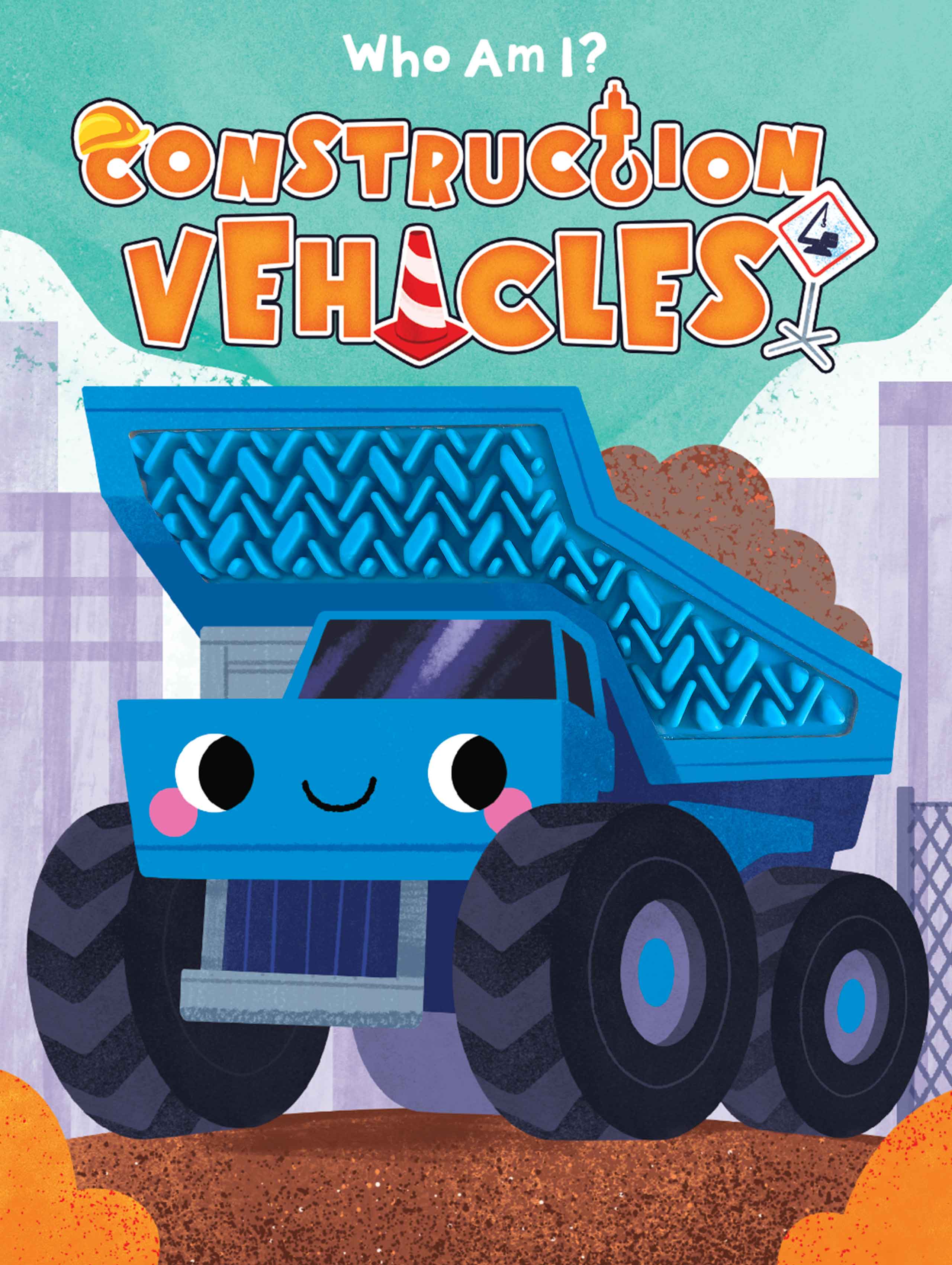 little hippo books silicone touch and feel construction vehicles for toddlers