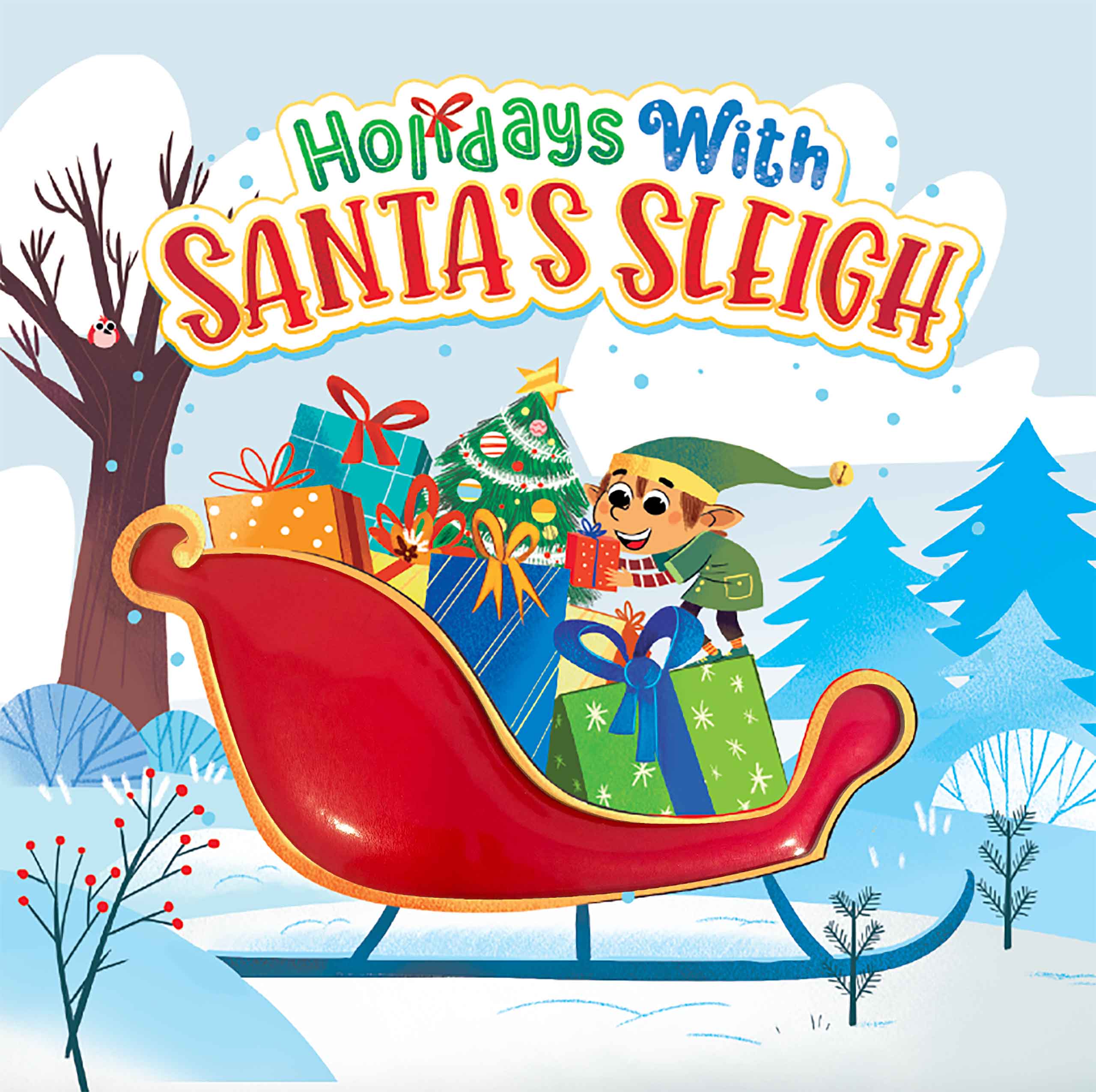little hippo books holidays with santa's sleigh christmas touch and feel for toddlers