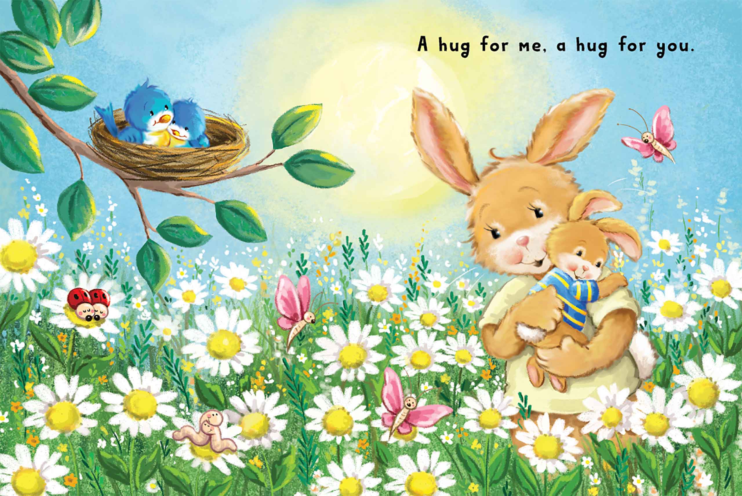 little hippo books Mommy's Hugs bunny baby book