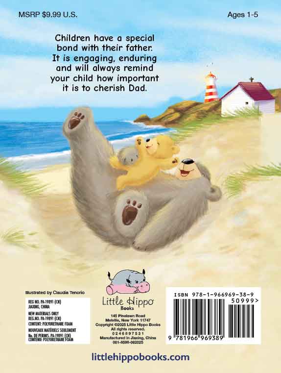little hippo books i love you daddy story for toddlers