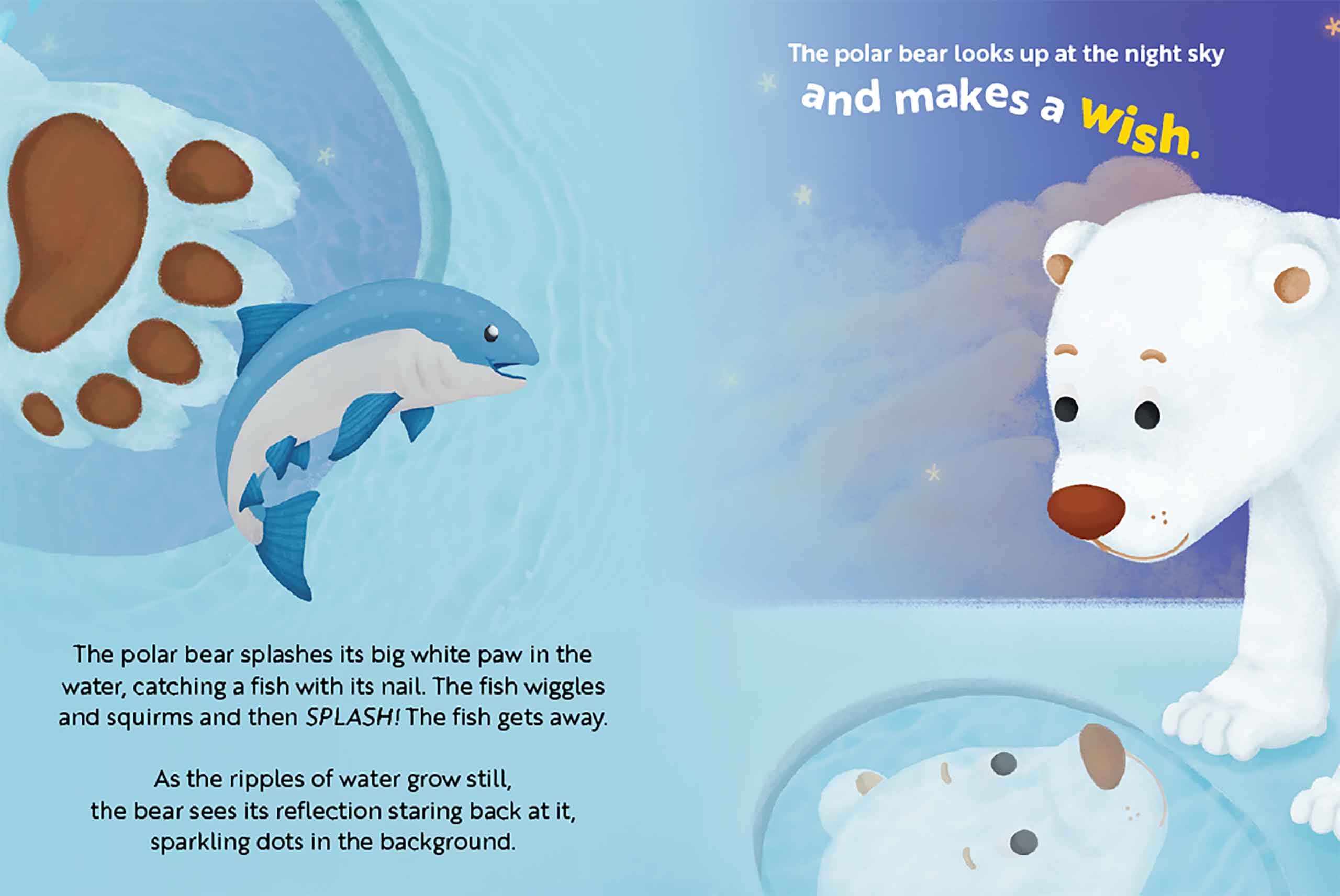 little hippo books under one night sky bedtime story