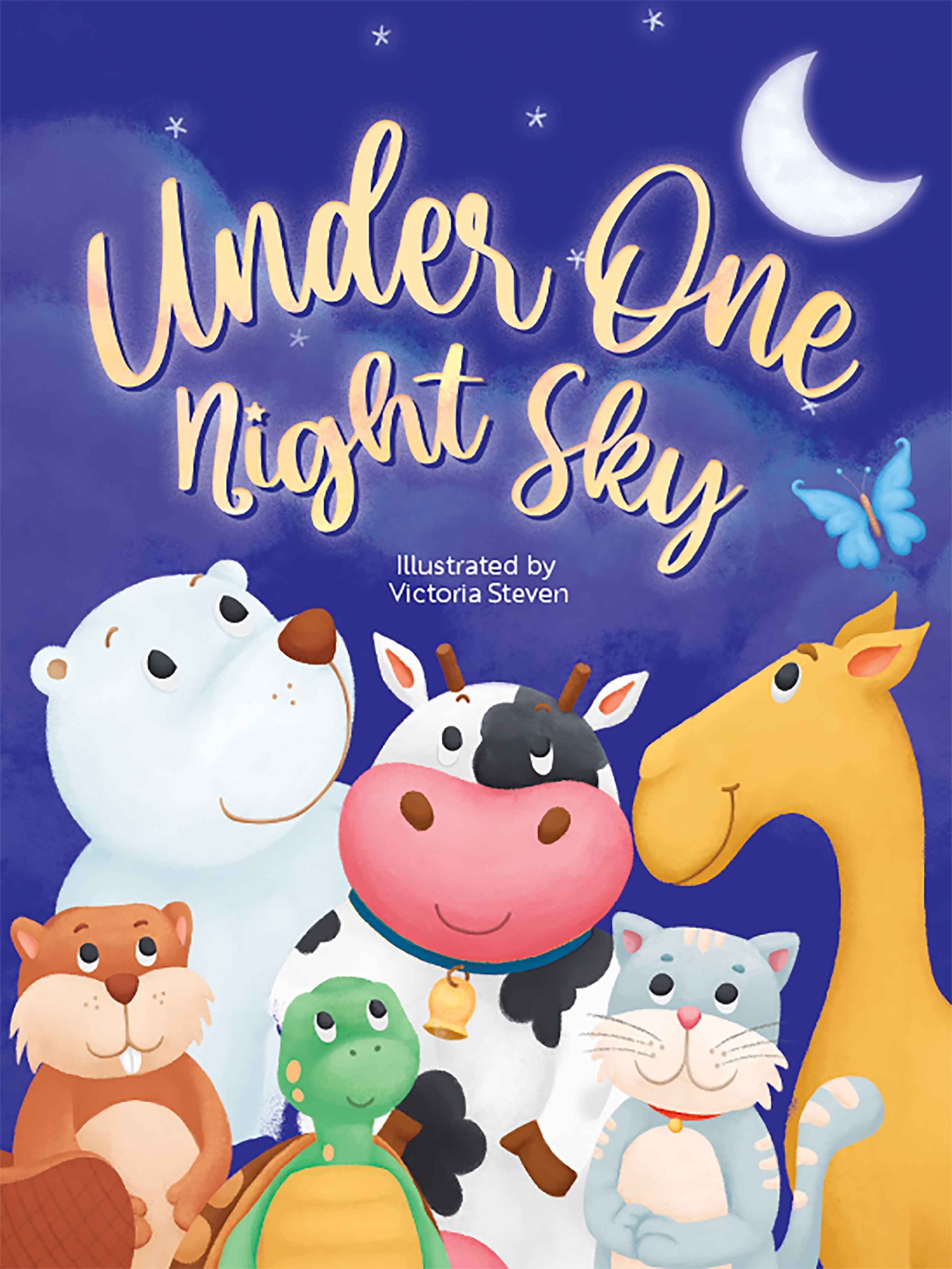 little hippo books under one night sky bedtime story