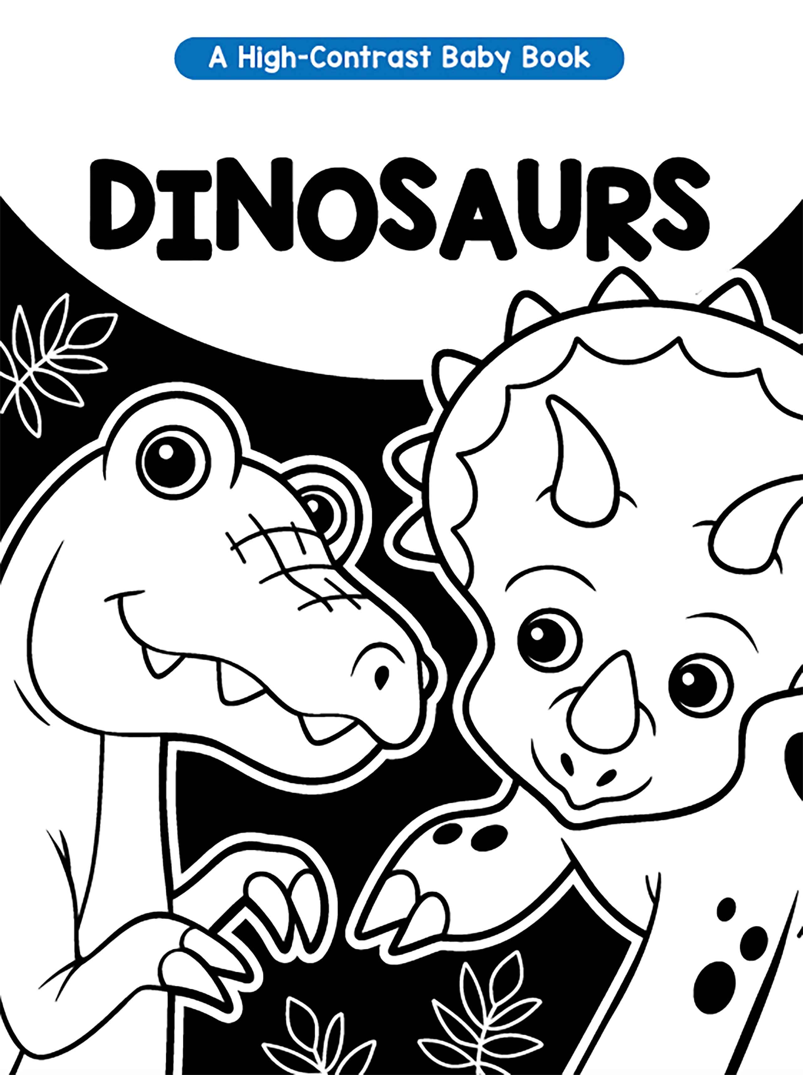 little hippo books dinosaurs in high contrast colors for toddlers