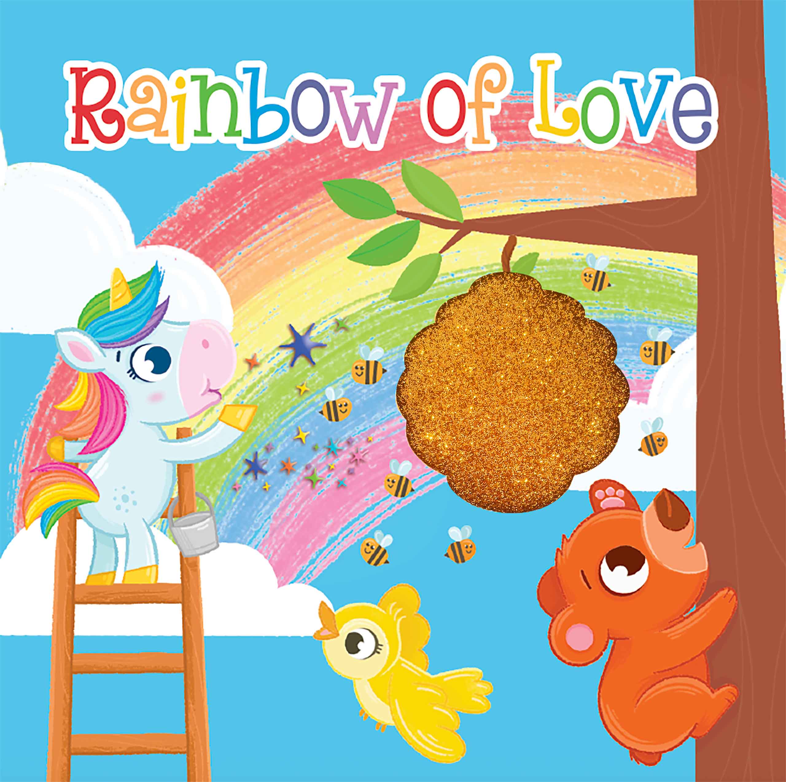 little hippo books rainbow of love unicorn touch and feel for toddlers