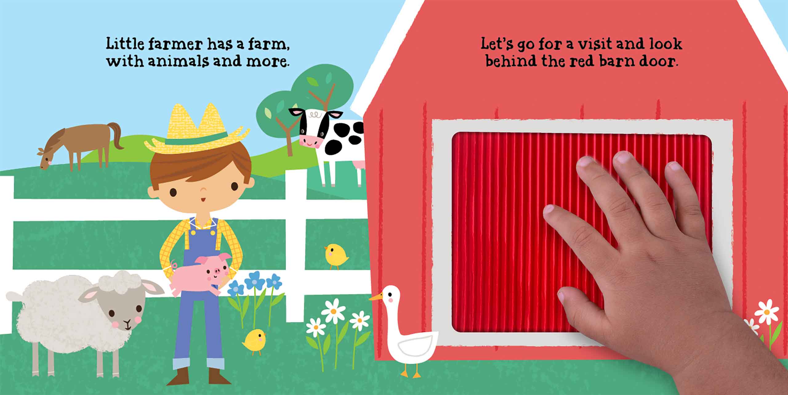 little hippo books rainbow on the farm touch and feel for toddlers