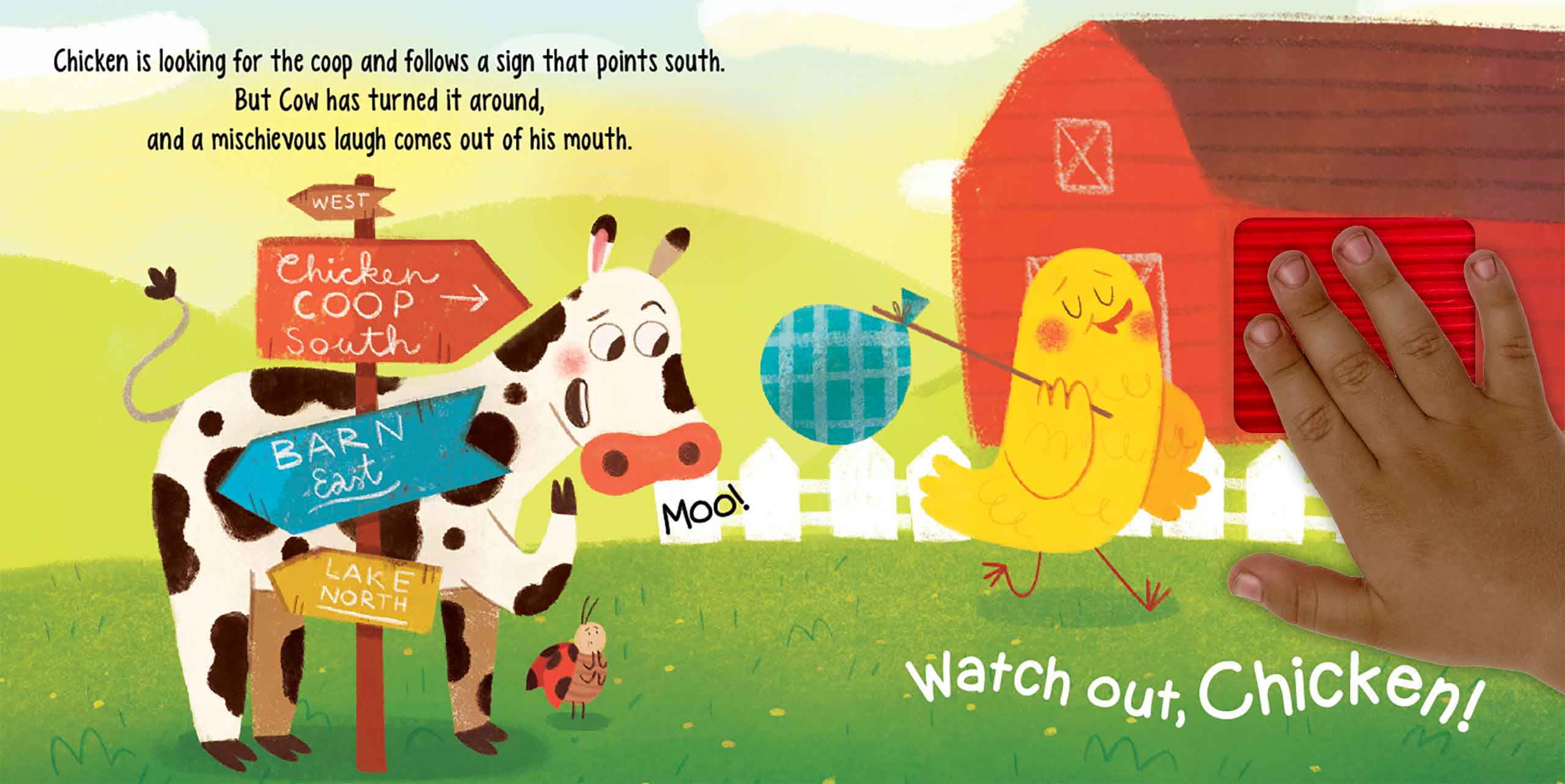 little hippo books funny farm days touch and feel for toddlers