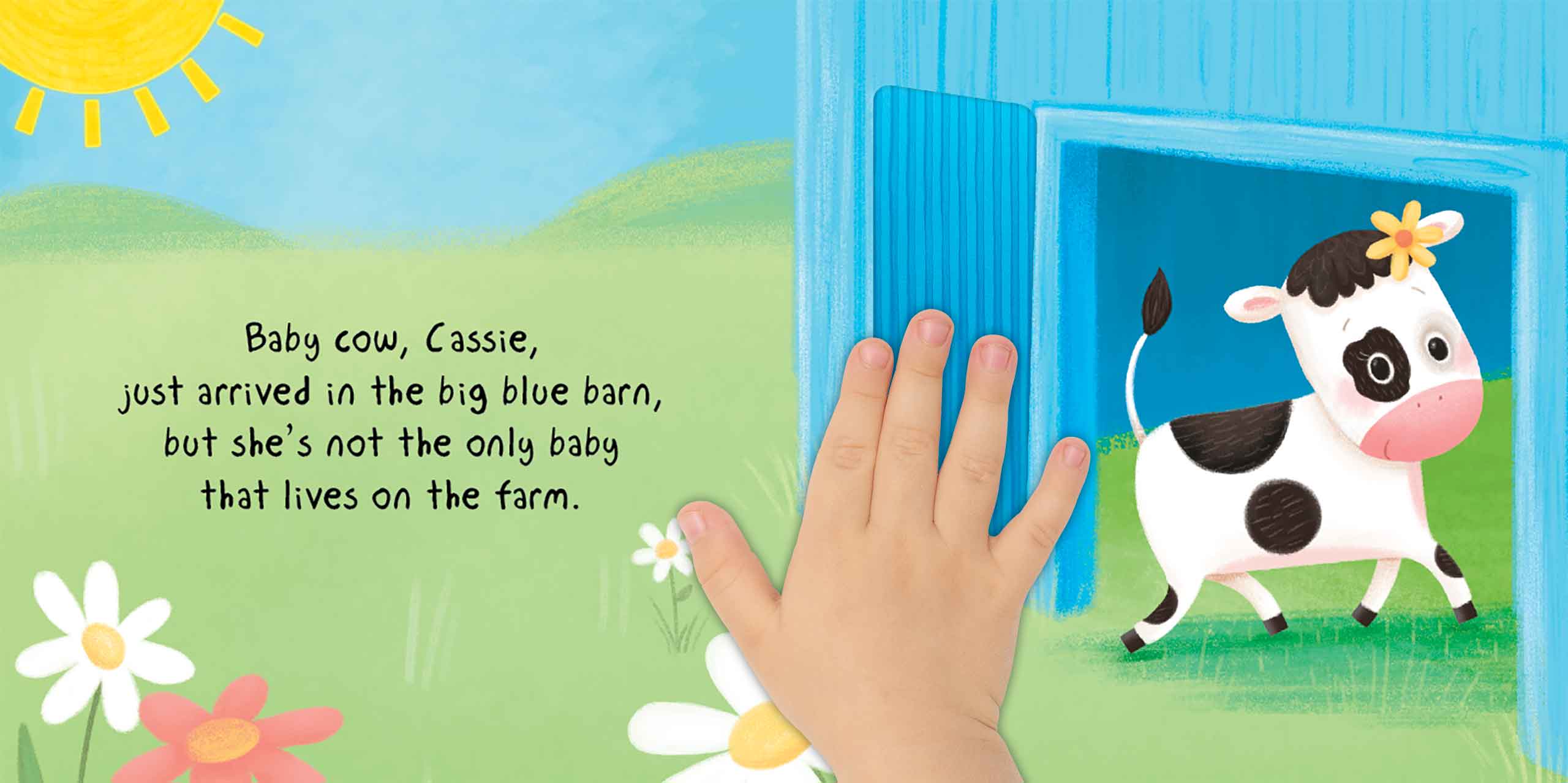little hippo books baby animals on the farm touch and feel book for toddlers
