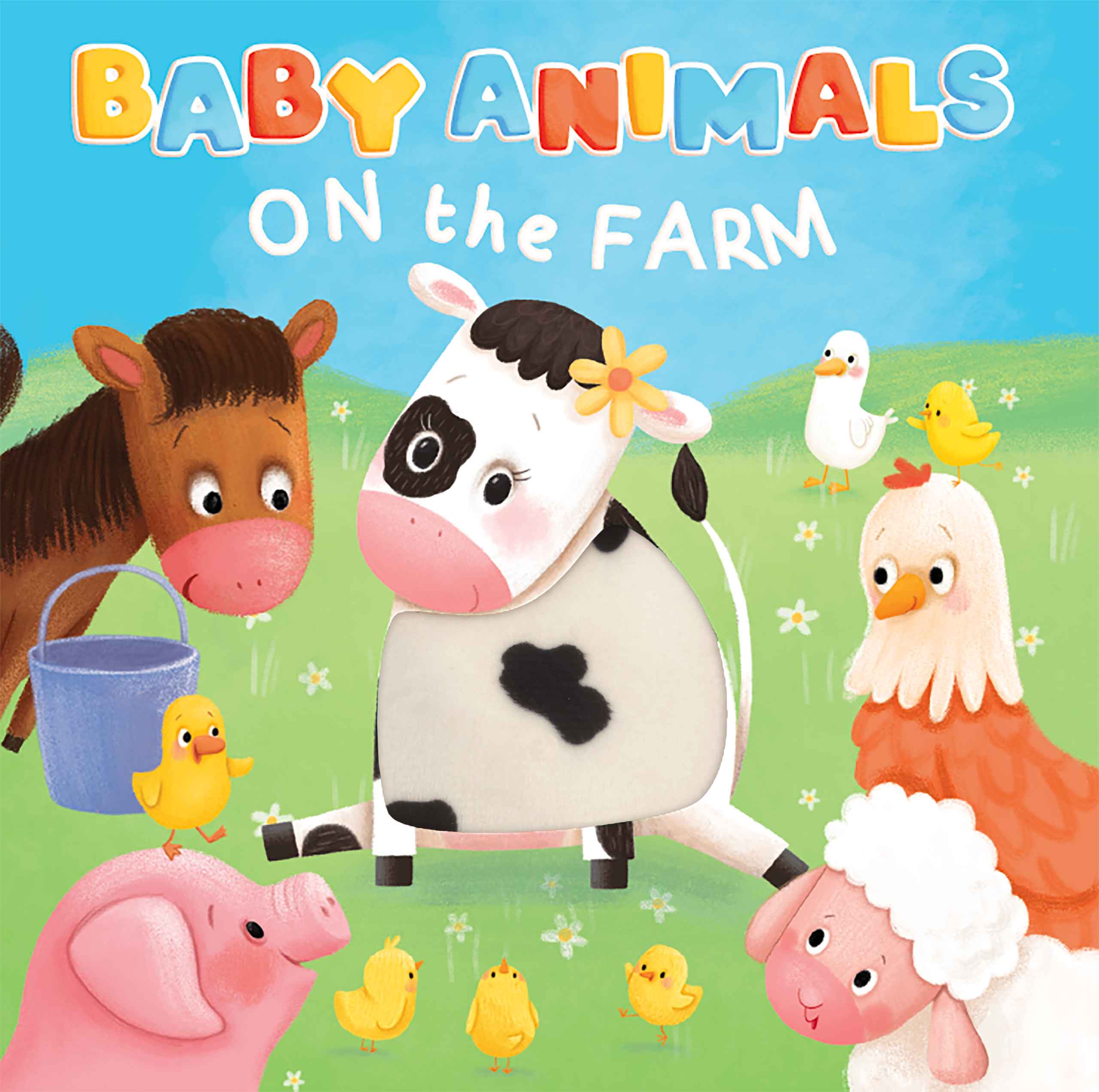 little hippo books baby animals on the farm touch and feel book for toddlers