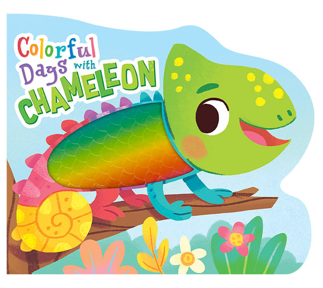 little hippo books shaped chameleon touch and feel