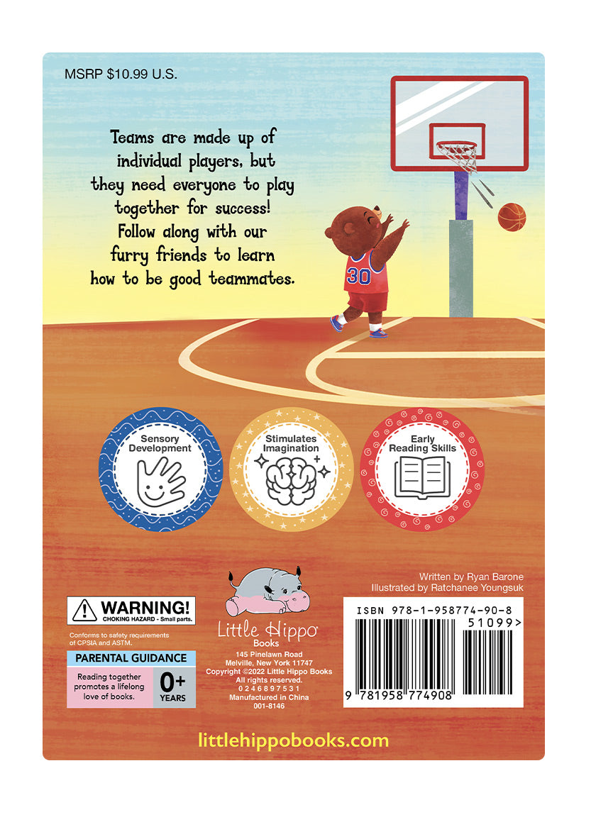 little hippo books flamingo sports teamwork touch and feel