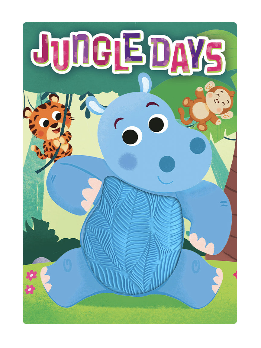 little hippo books touch and feel jungle story for children