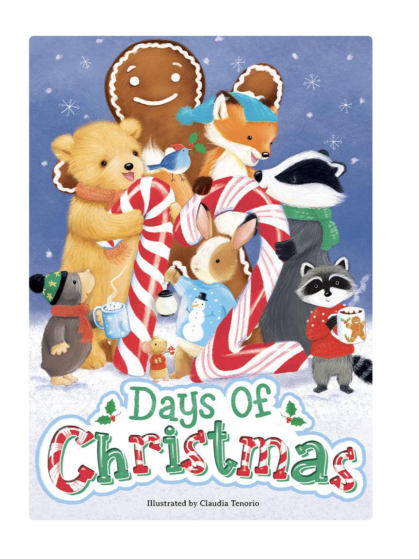 Little Hippo Books 12 Days f Christmas Holiday Book for Toddlers
