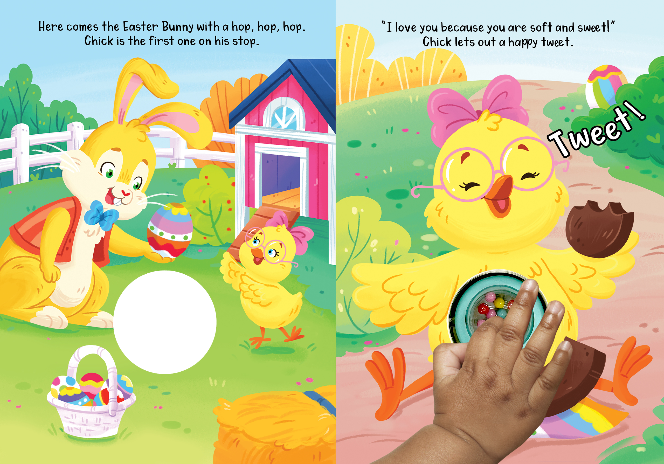 little hippo books rattle and read easter bunny love