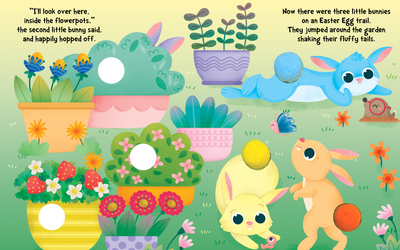 little hippo books easter touch and feel disappearing tails