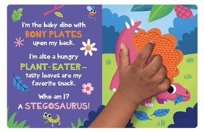 Little Hippo Books Baby Dinosaurs Touch and Feel Who Am I series